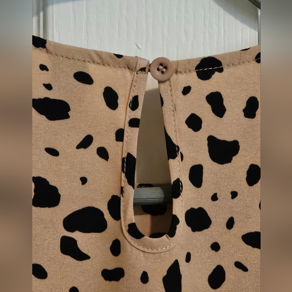 Animal print Blouse sz Small - Picture 4 of 4
